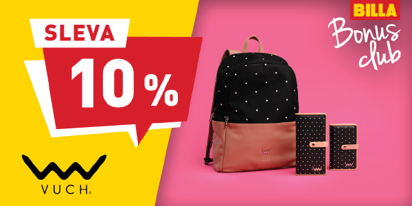 Vuch: -10 % i na zboží ve výprodeji. Pouze pro členy BILLA Bonus Club