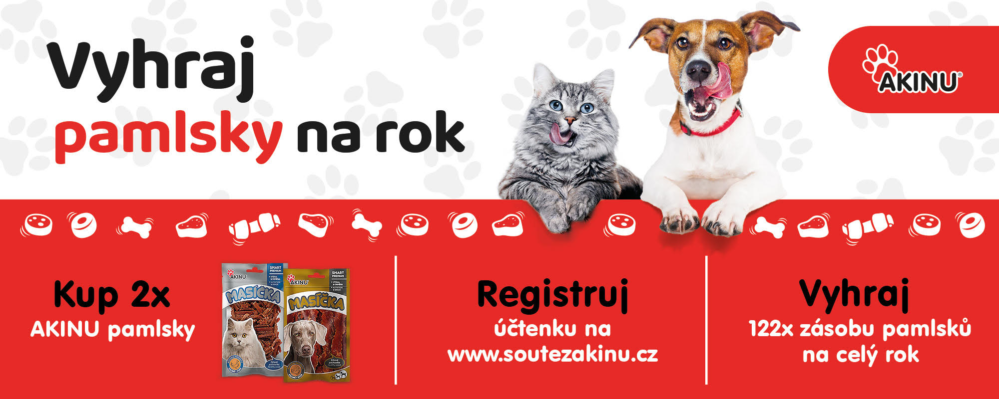 Vyhraj pamlsky na rok!