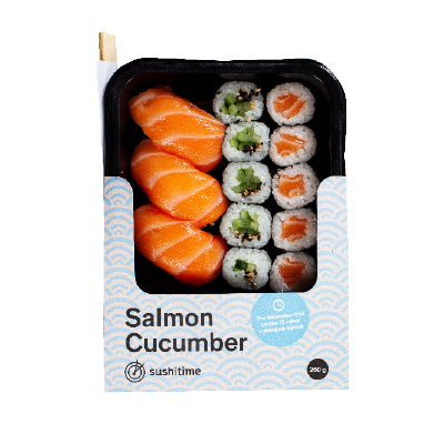 Sushi set Salmon cucumber