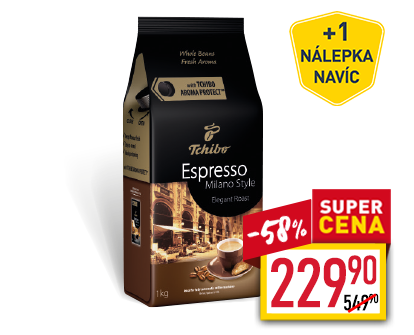 Tchibo Espresso Zrnková káva Tchibo Espresso Zrnková káva