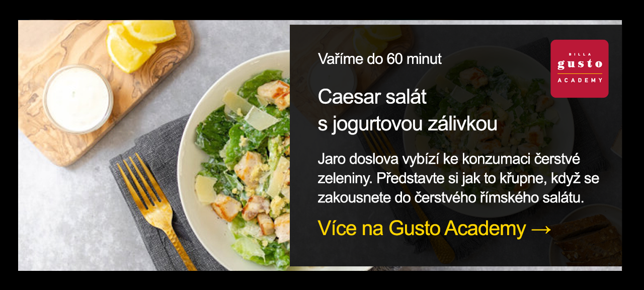 Caesar salát s jogurtovou zálivkou