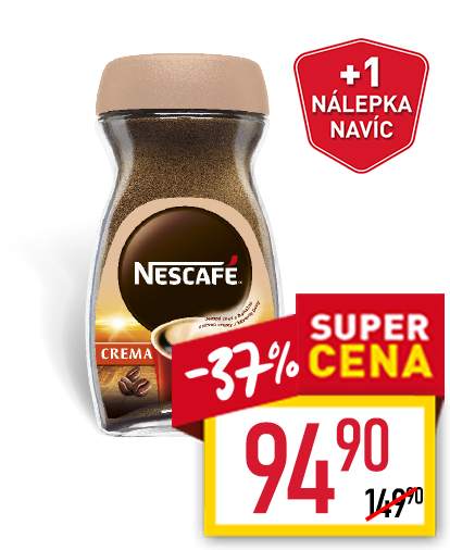 Nescafé Classic, Crema, Black and Roast Instantní káva