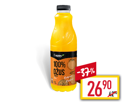 Cappy 100% džus Cappy 100% džus