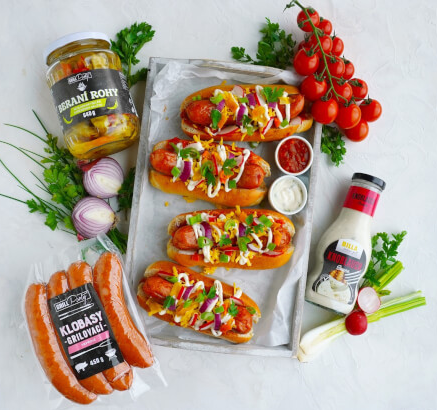 Domácí hot dogy