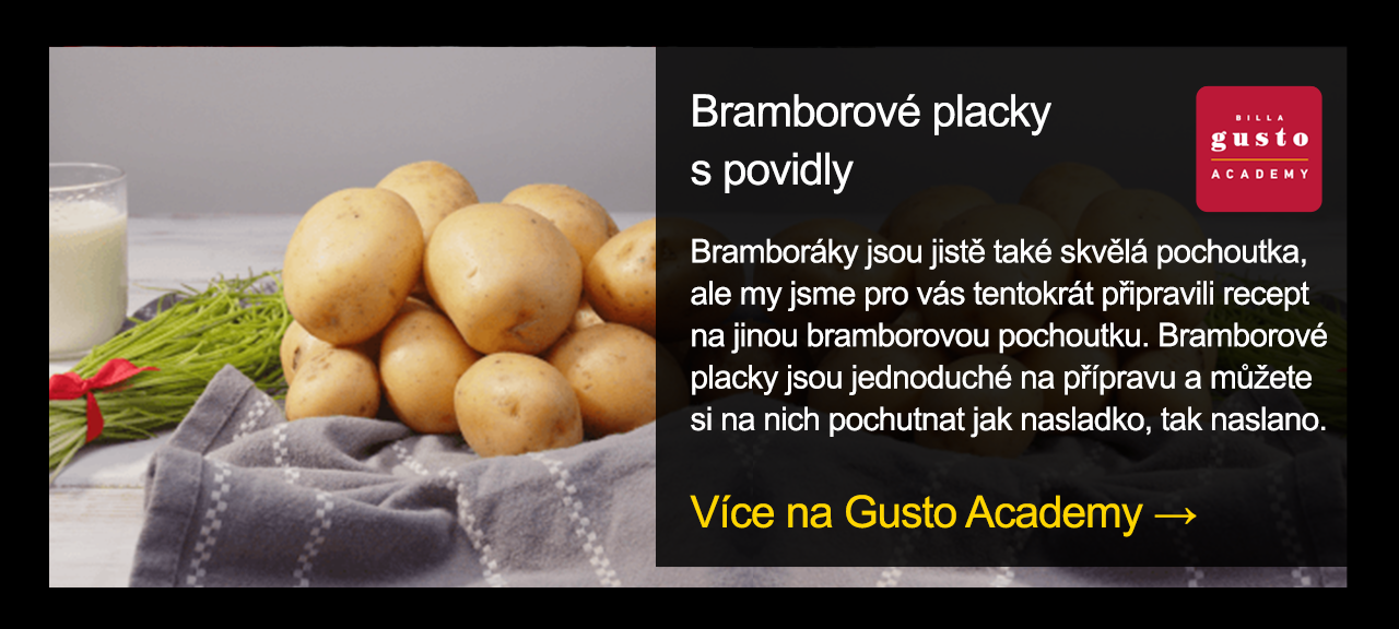 Bramborové placky s povidly