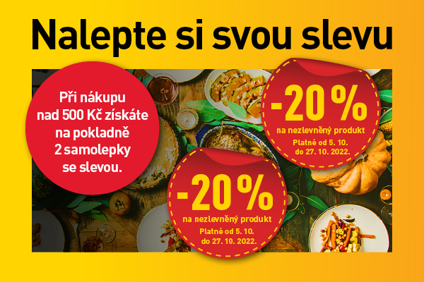 Nalepte si svou slevu