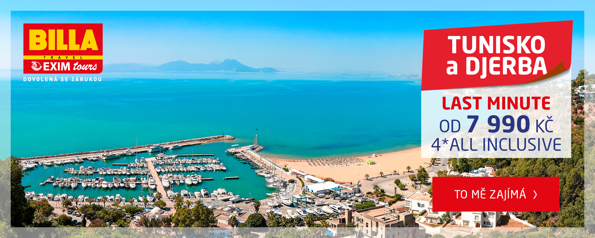 BILLA travel — Tunisko a Djerba last minute!