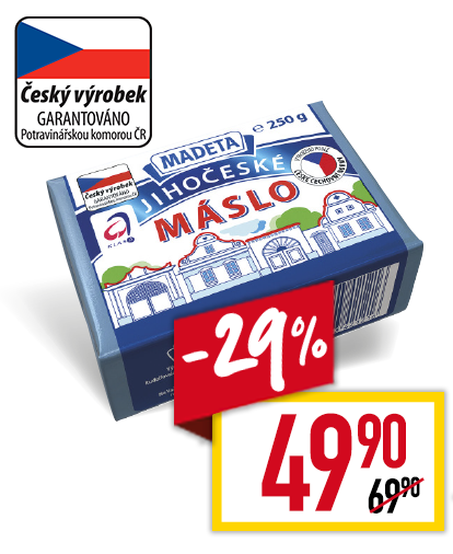 Madeta Jihočeské máslo
