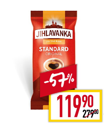 Jihlavanka Standard Mletá káva