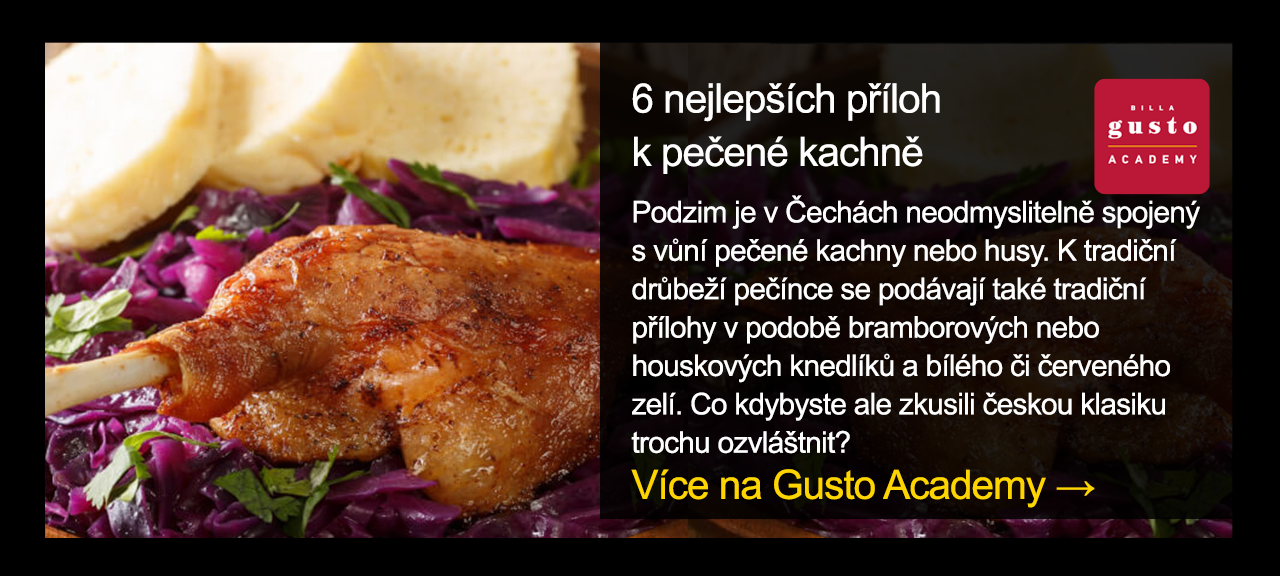 6 nejlepších příloh k pečené kachně