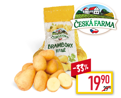 Česká farma Brambory rané