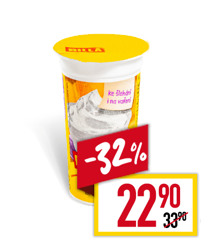 BILLA Smetana ke šlehání 33%
