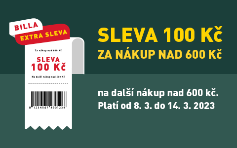 BILLA EXTRA SLEVA