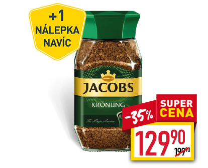 Jacobs Krönung, Crema Gold Instantní káva Jacobs Krönung, Crema Gold Instantní káva