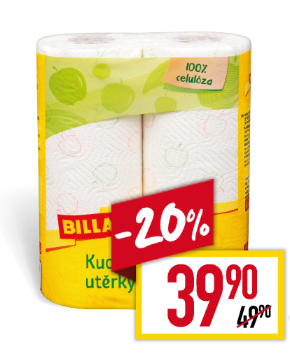 BILLA Kuchyňské utěrky