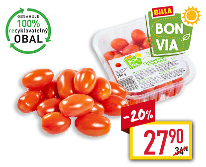 Bonvia Rajčata cherry oválná Bonvia Rajčata cherry oválná