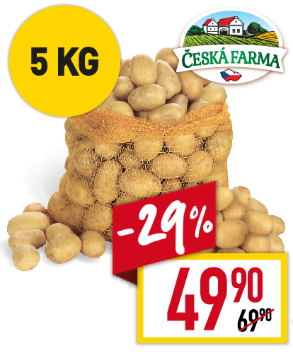 Česká farma Brambory konzumní pozdní