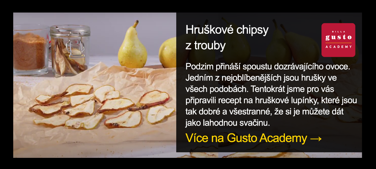 Hruškové chipsy z trouby