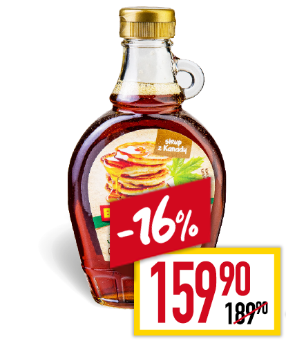 BILLA BIO Javorový sirup