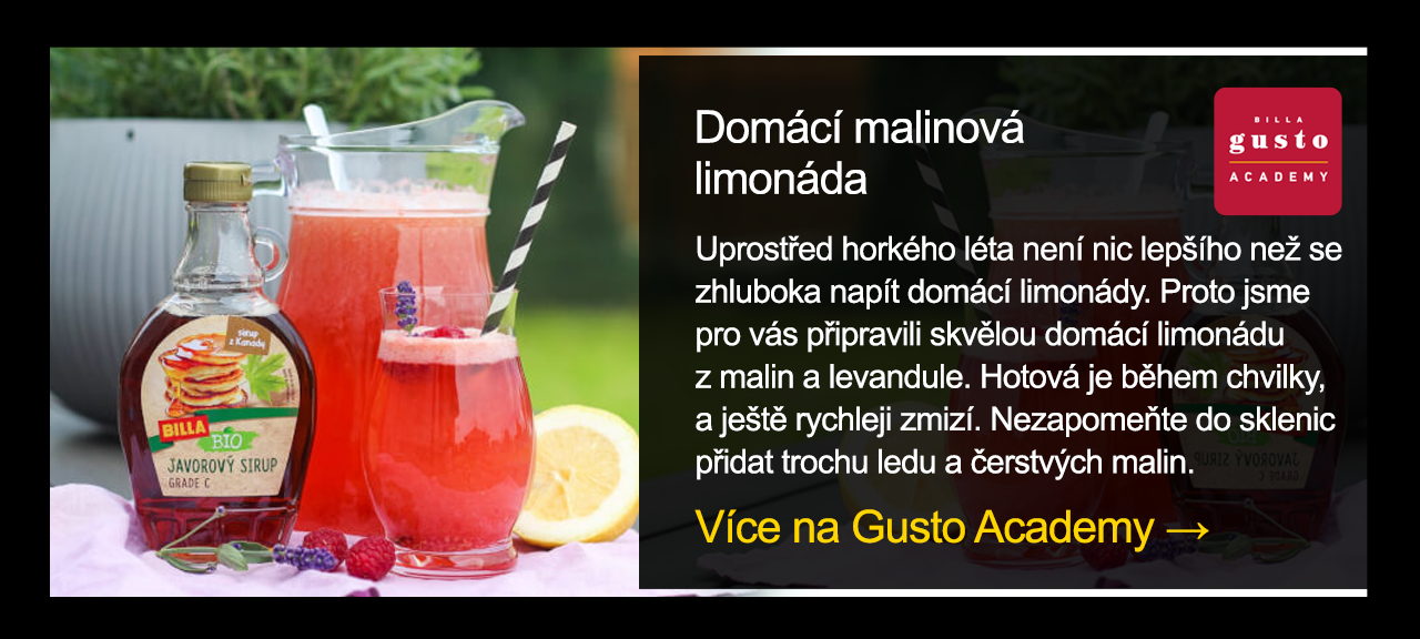 Domácí malinová limonáda