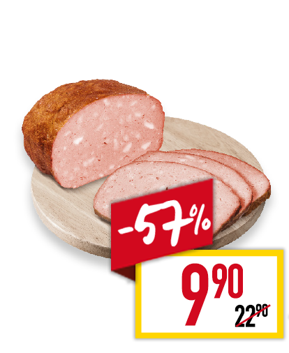 Bavorská sekaná se sýrem z teplého pultu