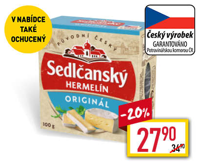 Sedlčanský Hermelín Originál Sedlčanský Hermelín Originál
