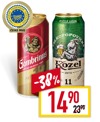 Gambrinus Patron 12, V. Kozel 11