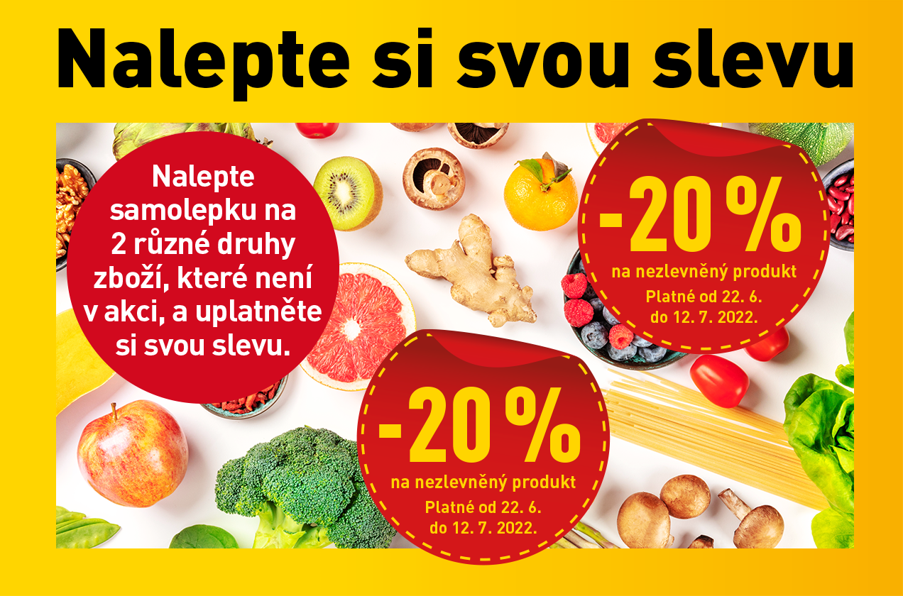Nalepte si svou slevu