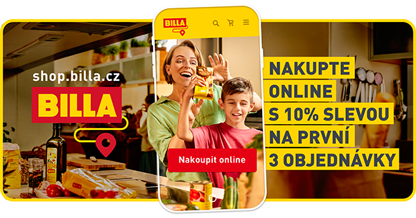 Nakupte online s 10% slevou na první 3 objednávky
