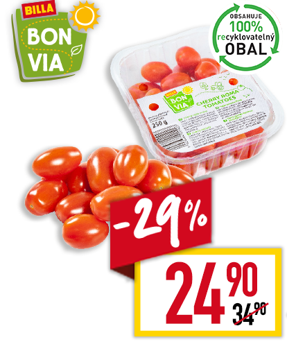Bonvia Rajčata cherry ovalná