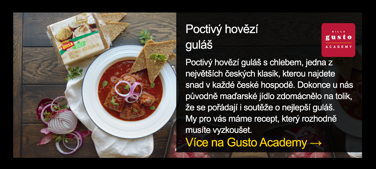 Poctivý hovězí guláš