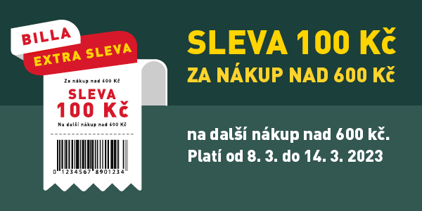 BILLA EXTRA SLEVA