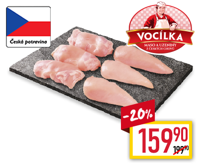 Kuřecí řízky mix prsní, stehenní