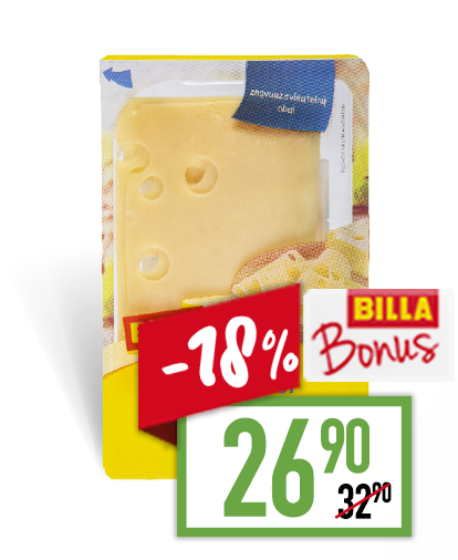 BILLA  Emmentaler  Plátky